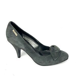 New Andrea Morelli Italy Gray Suede Pumps Heels EUR 36 US 6